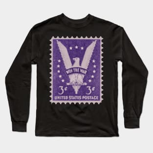 Win The War Stamp Long Sleeve T-Shirt